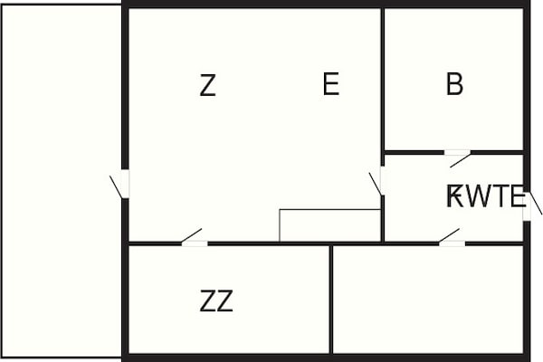 Foto van 6 persoons vakantie huis in Allinge - Vakantiehuis in Allinge - FloorPlan