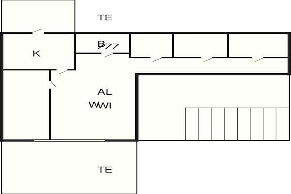 Foto van 6 persoons vakantie huis in Åskloster-By Traum - Vakantiehuis in Åskloster - FloorPlan