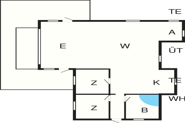 Foto van 6 persoons vakantie huis in Hadsund-By Traum - Vakantiehuis in Hadsund - FloorPlan