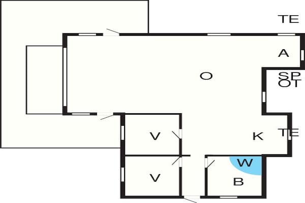 Foto van 6 persoons vakantie huis in Hadsund-By Traum - Vakantiehuis in Hadsund - FloorPlan