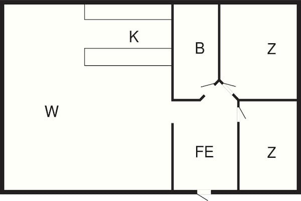 Foto van 4 persoons vakantie huis in Toftlund-By Traum - Vakantiehuis in Toftlund - FloorPlan
