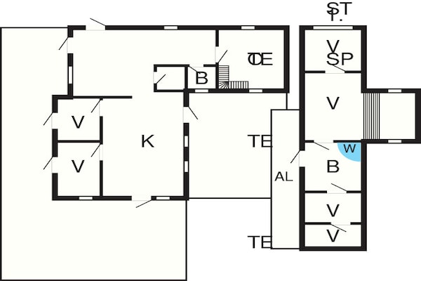 Foto van 14 persoons vakantie huis in Havndal-By Traum - Vakantiehuis in Havndal - FloorPlan