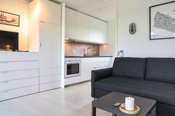 Foto van Moderne loft met uitzicht op zee - Vakantiehuis in Allinge - Indoor