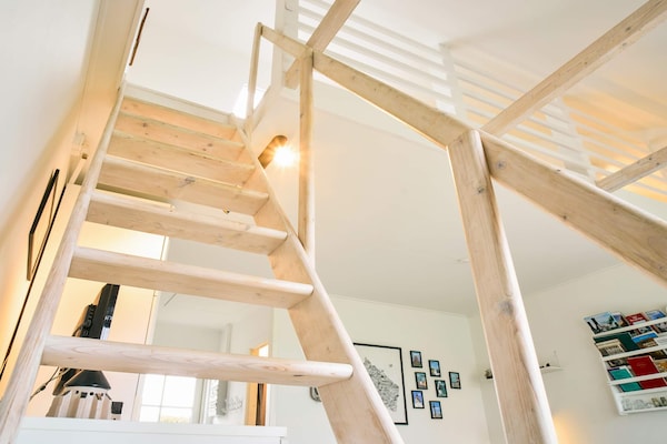 Foto van Moderne loft met uitzicht op zee - Vakantiehuis in Allinge - Indoor
