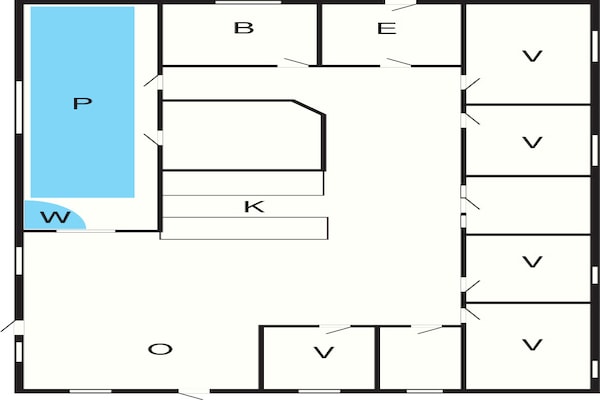Foto van 12 persoons vakantie huis in Rødby-By Traum - Vakantiehuis in Rødby - FloorPlan