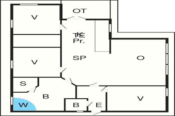 Foto van 6 persoons vakantie huis in Fur-By Traum - Vakantiehuis in Fur - FloorPlan
