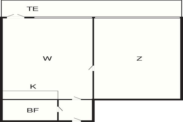Foto van Appartement in Vakantiepark - gratis waterpark - Vakantiehuis in Ulfborg - FloorPlan