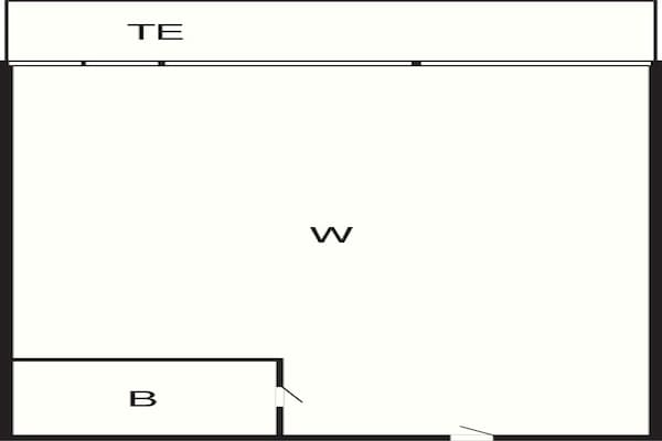 Foto van Appartement in Vakantiepark - gedeelde keuken - Vakantiehuis in Ulfborg - FloorPlan