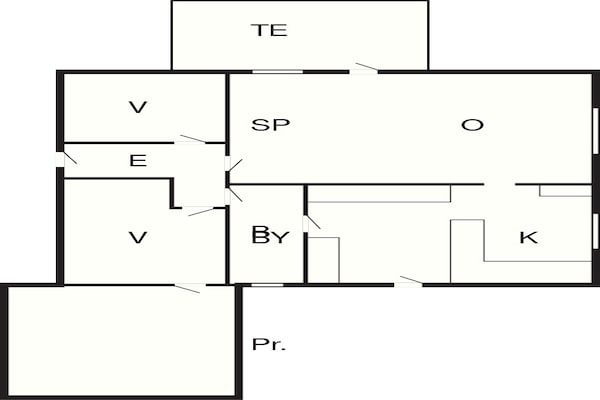 Foto van 4 persoons vakantie huis in Haderslev - Vakantiehuis in Haderslev - FloorPlan