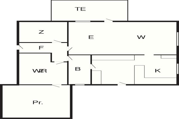 Foto van 4 persoons vakantie huis in Haderslev - Vakantiehuis in Haderslev - FloorPlan