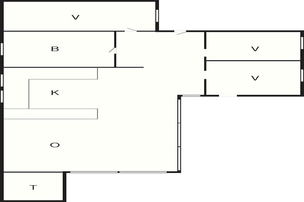 Foto van Familiehuis in Albæk, 6 gasten - Vakantiehuis in Ålbæk - FloorPlan