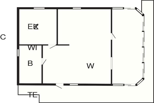 Foto van 5 persoons vakantie huis in Åskloster - Vakantiehuis in Åskloster - FloorPlan