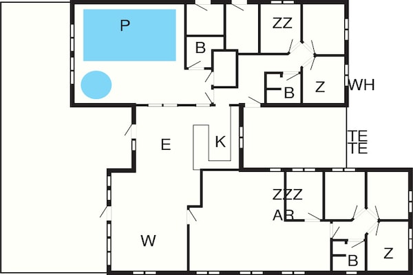 Foto van 18 persoons vakantie huis in Bogense - Vakantiehuis in Bogense - FloorPlan