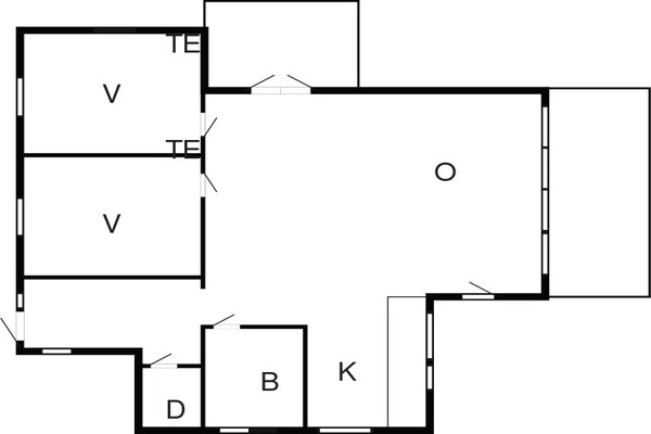Foto van 5 persoons vakantie huis in ENVIKEN-By Traum - Vakantiehuis in ENVIKEN - FloorPlan