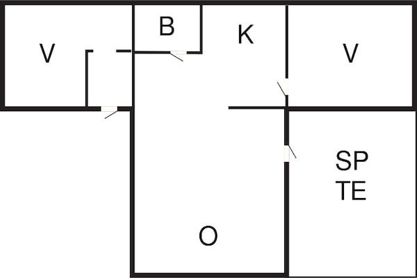Foto van 4 persoons vakantie huis in ANNESTAD-By Traum - Vakantiehuis in Annerstad - FloorPlan