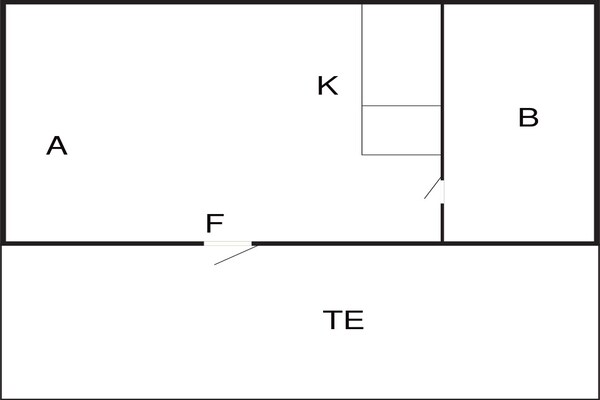 Foto van 3 persoons vakantie huis in LJUNGBY-By Traum - Vakantiehuis in LJUNGBY - FloorPlan