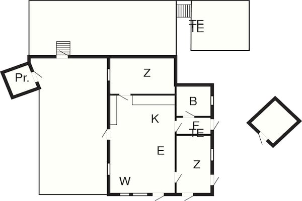 Foto van Kustgeluk in Hejlsminde - Vakantiehuis in Hejls - FloorPlan