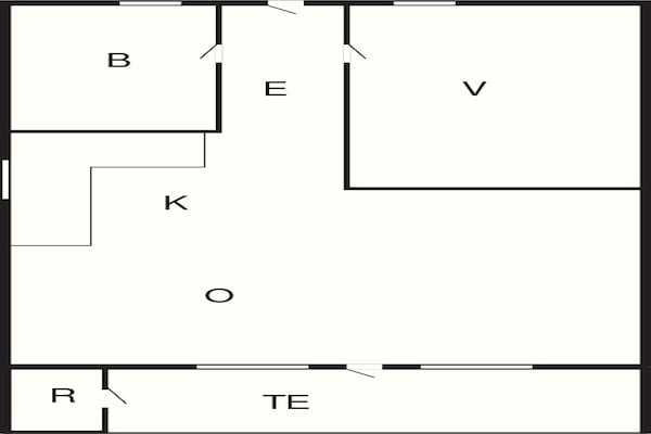 Foto van 4 persoons vakantie huis in Hovborg-By Traum - Vakantiehuis in Hovborg - FloorPlan