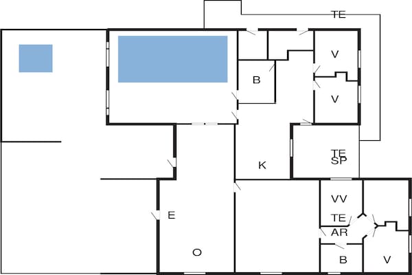 Foto van Luxe Wellness Retreat -- By Traum Ferienwohnungen - Vakantiehuis in Dronningmølle - FloorPlan