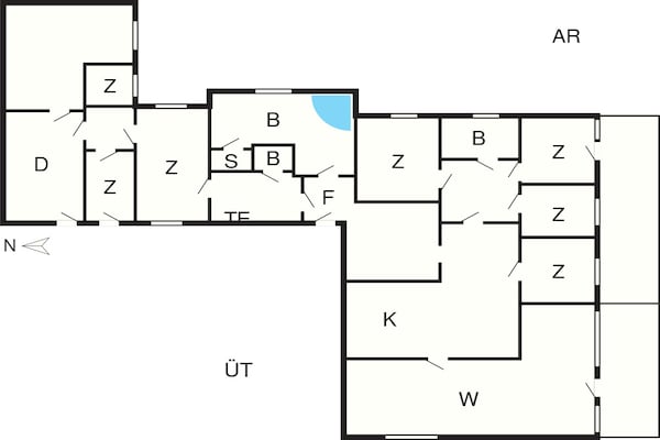 Foto van 4 sterren vakantie huis in Harboøre-By Traum - Vakantiehuis in Harboøre - FloorPlan