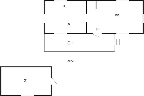 Foto van 3 persoons vakantie huis in GRANGÄRDE-By Traum - Vakantiehuis in GRANGÄRDE - FloorPlan