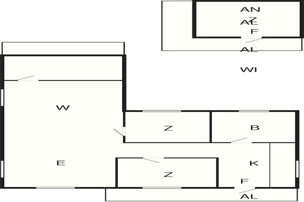 Foto van 4 sterren vakantie huis in SÖLVESBORG-By Traum - Vakantiehuis in SÖLVESBORG - FloorPlan