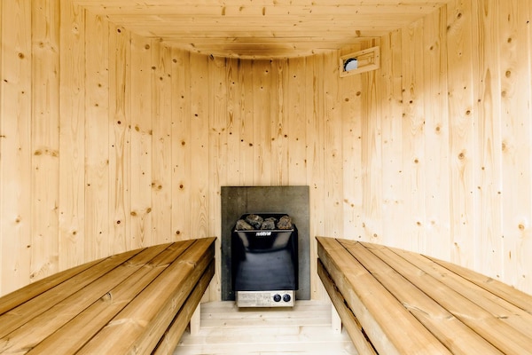 Foto van Moderne oase in Marielyst - Vakantiehuis in Væggerløse - Sauna