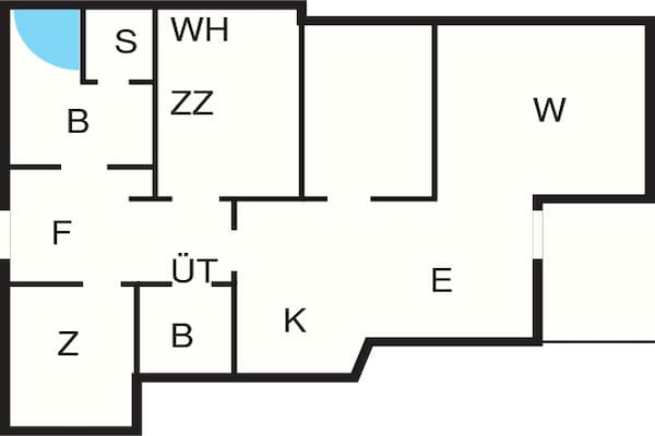 Foto van 5 sterren vakantie huis in Henne-By Traum - Vakantiehuis in Henne - FloorPlan