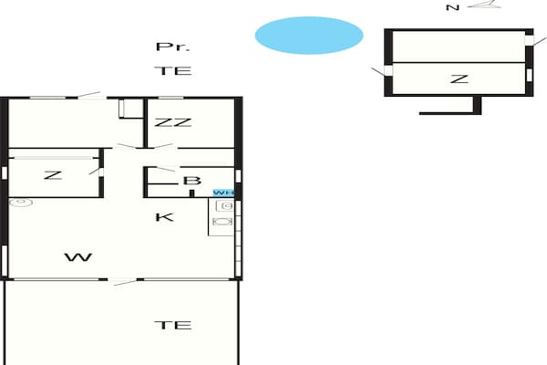 Foto van Rustige strandretreat -- By Traum Ferienwohnungen - Vakantiehuis in Løkken - FloorPlan
