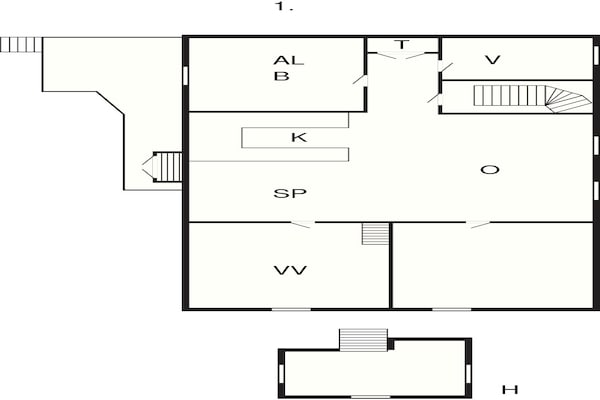 Foto van 4 sterren vakantie huis in Thisted-By Traum - Vakantiehuis in Thisted - FloorPlan