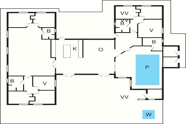 Foto van Ruim toevluchtsoord voor 20 -- By Traum Ferienwohnungen - FloorPlan
