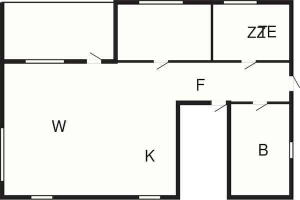 Foto van 6 persoons vakantie huis in Dronningmølle-By Traum - FloorPlan