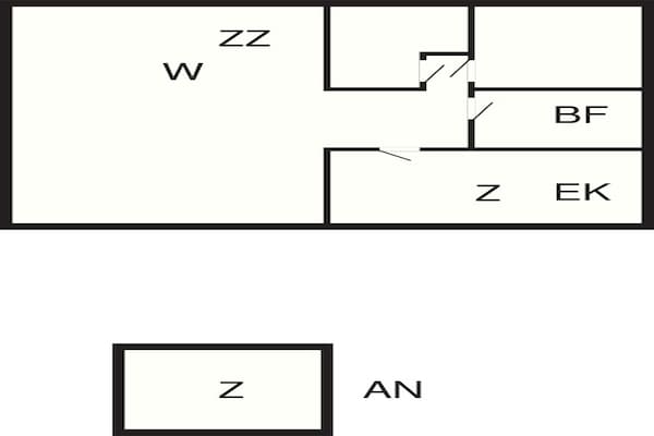 Foto van 6 persoons vakantie huis in Gilleleje-By Traum - Vakantiehuis in Gilleleje - FloorPlan