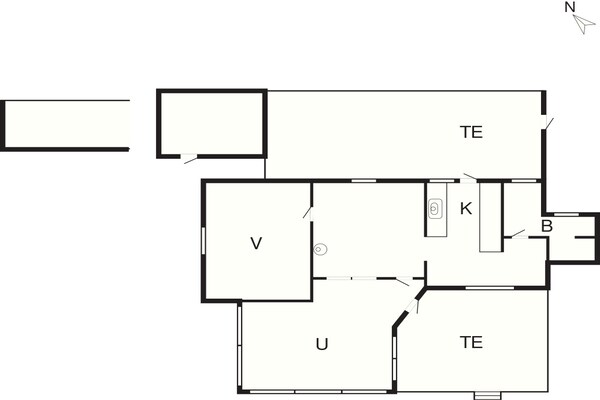 Foto van 5 persoons vakantie huis in Karrebæksminde - Vakantiehuis in Karrebæksminde - FloorPlan