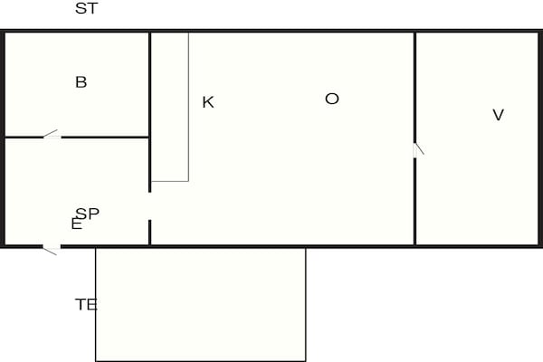 Foto van Licht vakantiehuis in Vollsjö-By Traum - Vakantiehuis in Vollsjö - FloorPlan