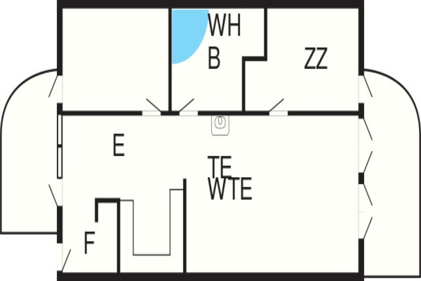 Foto van 6 persoons vakantie huis in Glesborg - Vakantiehuis in Glesborg - FloorPlan