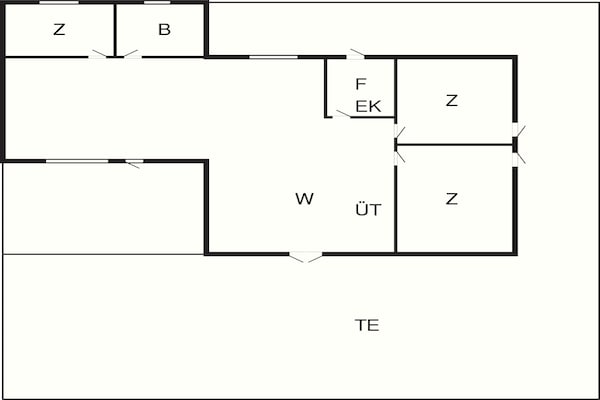 Foto van 4 sterren vakantie huis in Hadsund-By Traum - Vakantiehuis in Hadsund - FloorPlan