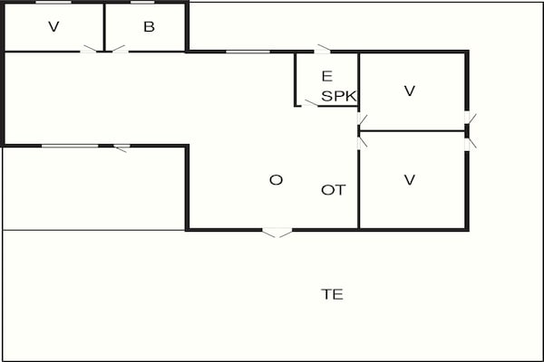 Foto van 4 sterren vakantie huis in Hadsund-By Traum - Vakantiehuis in Hadsund - FloorPlan