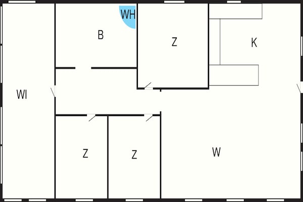 Foto van Ruim huis voor 6 personen in Lokken - Vakantiehuis in Løkken - FloorPlan