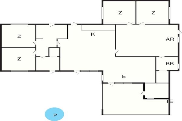 Foto van Luxe toevluchtsoord in Albaek - Vakantiehuis in Ålbæk - FloorPlan