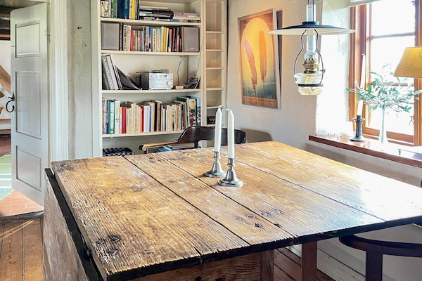 Foto van Houten huisje met rustieke charme - Vakantiehuis in DEGEBERGA - Indoor