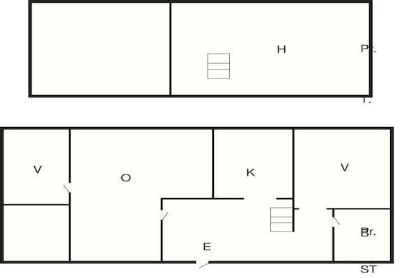Foto van Houten huisje met rustieke charme - Vakantiehuis in DEGEBERGA - FloorPlan
