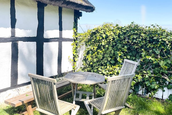 Foto van Houten huisje met rustieke charme - Vakantiehuis in DEGEBERGA - Outdoor