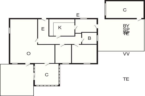 Foto van 4 persoons vakantie huis in Bredebro-By Traum - Vakantiehuis in Bredebro - FloorPlan