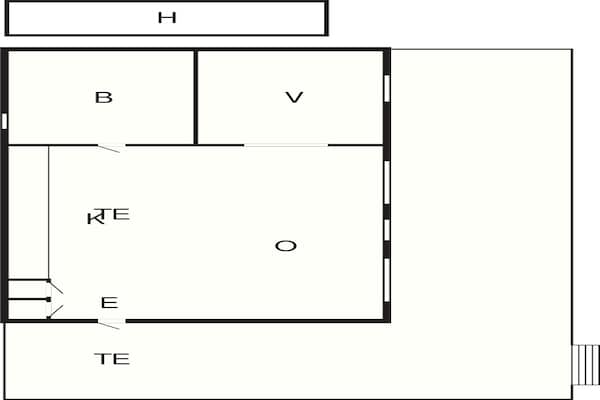 Foto van 4 sterren vakantie huis in HENÅN - Vakantiehuis in HENÅN - FloorPlan