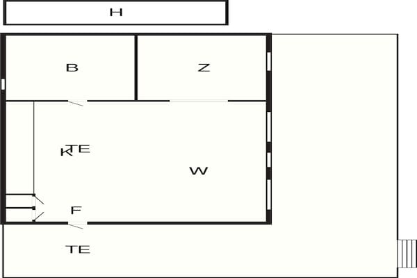 Foto van 4 sterren vakantie huis in HENÅN - Vakantiehuis in HENÅN - FloorPlan