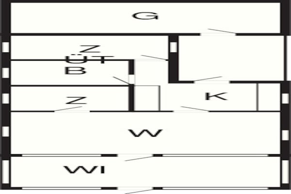 Foto van Rustig toevluchtsoord vlakbij het strand - Vakantiehuis in Fanø - FloorPlan