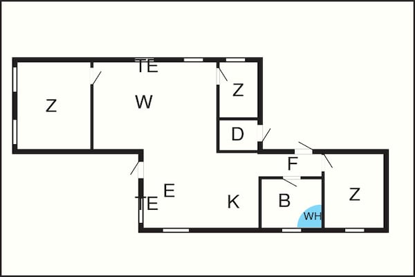Foto van 6 persoons vakantie huis in Hadsund-By Traum - Vakantiehuis in Hadsund - FloorPlan