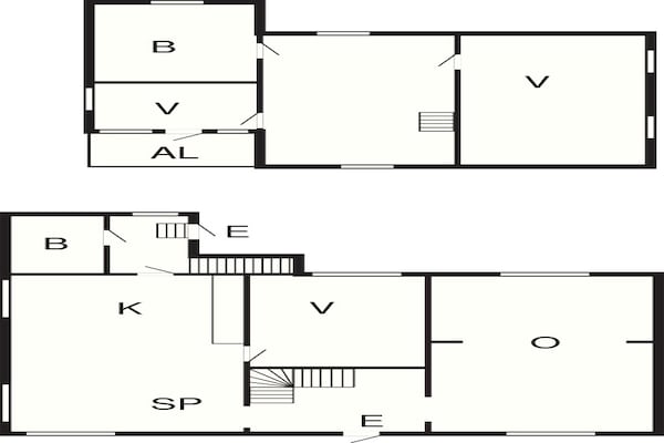 Foto van 4 sterren vakantie huis in SÖLVESBORG - Vakantiehuis in SÖLVESBORG - FloorPlan