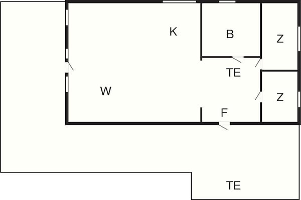Foto van 4 Personen vakantie huis in BENGTSFORS - Vakantiehuis in BENGTSFORS - FloorPlan